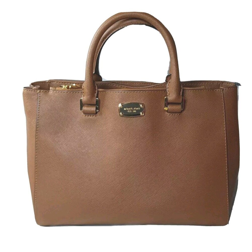 Michael Kors Kellen Ballet Satchel Handbag Medium Saffiano Leather Retail $328